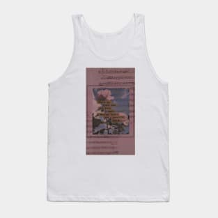 Gifts for her, mother's Day, mom, gift, vintage, cottagecore, aesthetic, retro, quote, quotes, roses, music, pink, flowers Tank Top